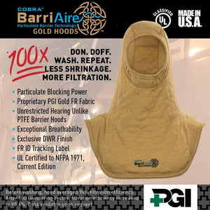 BarriAire" Gold Particulate Hood - Critical Coverage