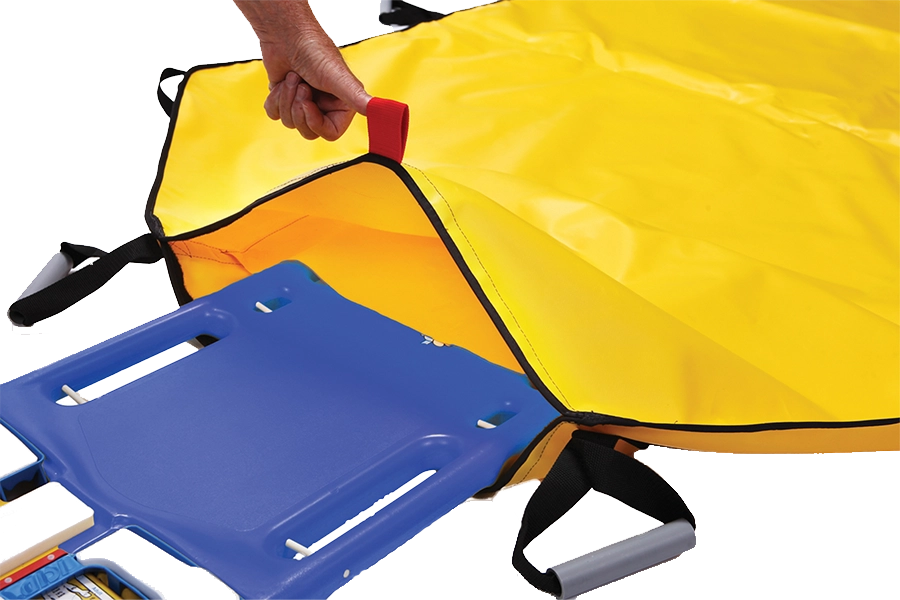 BARIATRIC TRANSFER SHEET WITH POUCH AND BACKBOARD INSERT