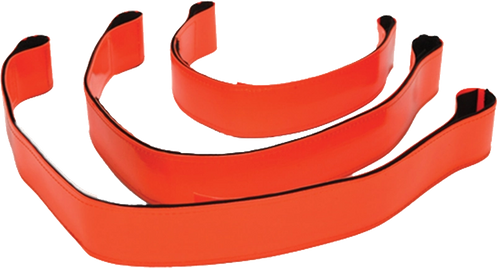 SET OF 3 BIO THANE STRAPS-ORANGE