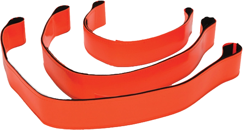 SET OF 3 BIO THANE STRAPS-ORANGE
