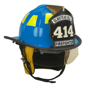 Cairns 1010 Blue Traditional Fiberglass Helmet, NFPA, OSHA