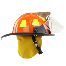 Load image into Gallery viewer, Cairns 1010 Orange Traditional Fiberglass Helmet, NFPA, OSHA