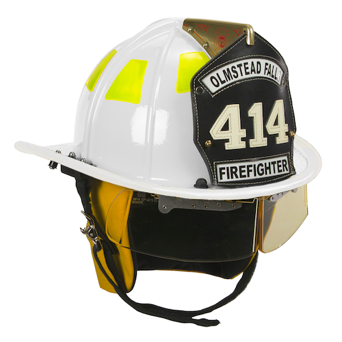 Cairns 1010 White Traditional Fiberglass Helmet, NFPA, OSHA
