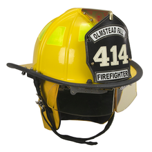 Load image into Gallery viewer, Cairns 1010 Yellow Traditional Fiberglass Helmet, NFPA, OSHA
