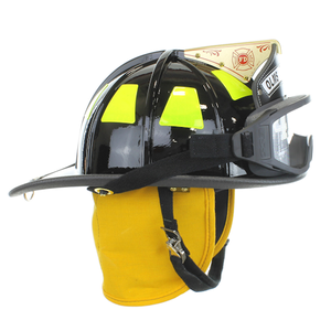Cairns 1010 Black Traditional Fiberglass Helmet, NFPA, OSHA