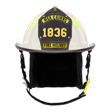 Load image into Gallery viewer, Cairns 1836 Painted Traditional Fire Helmet, White