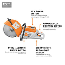 Load image into Gallery viewer, TSA 500 Battery Powered Cut-off Machine