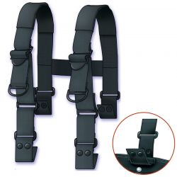 Padded H-Back Ripcord Suspenders