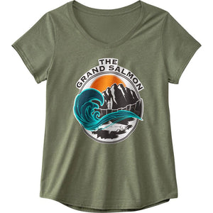 Women's Grand Salmon Short-Sleeve Eco T-Shirt
