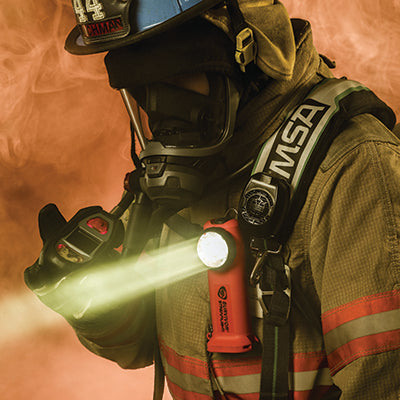 SURVIVOR Safety-Rated Firefighter's Right Angle Flashlight ...