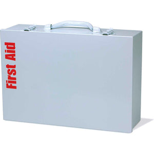 First Aid Only 90573 2 Shelf First Aid Kit w/Meds, ANSI Compliant, Class B+, Metal Cabinet