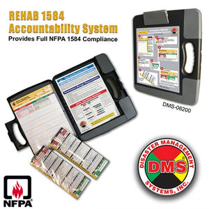 Fire REHAB Accountability System + REHAB Area Vest and Flag Kit