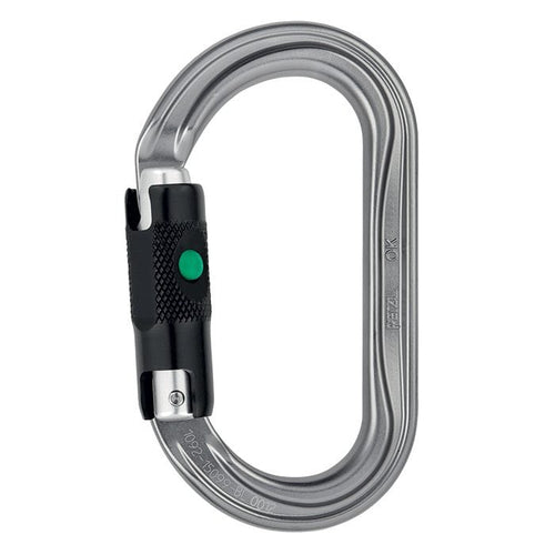 Petzl OK Oval Aluminum Ball Locking Carabiner