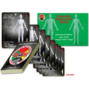 Active Shooter Victim Cards - Deck of 32