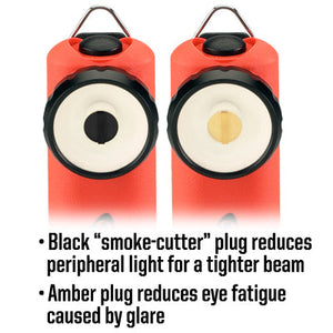 SURVIVOR Safety-Rated Firefighter's Right Angle Flashlight - Rechargeable without charger